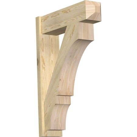 Ekena Millwork Balboa Craftsman Rough Sawn Outlooker, Douglas Fir, 8"W x 28"D x 40"H OUT08X28X40BOA04RDF